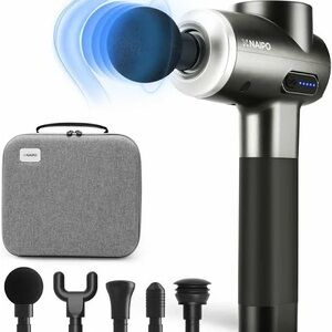 Massage Gun Naipo 5 Heads Muscle 35dB Super Quiet